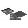 Grotelės ventiliatoriui DELOCK 67313, ABS juodos, 125×125 mm, tvirtinimo raštas 105×105 mm