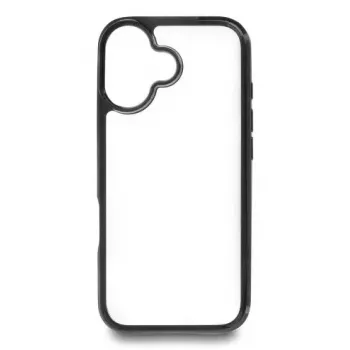 DELOCK apsauginis dėklas iPhone 17, permatomas juodas, tinka 16 cm (6,3 colio) ekranui