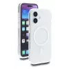 Delock 81618 dėklas iPhone 17 apsaugai, tinkantis MagSafe, TPU/PC, skaidrus-baltas