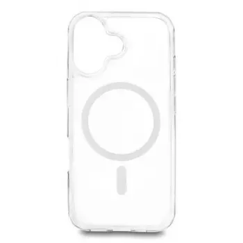 DELOCK apsauginis dėklas iPhone 17 – permatomas baltas, MagSafe, iki 16 cm (6,3 inch) ekrano