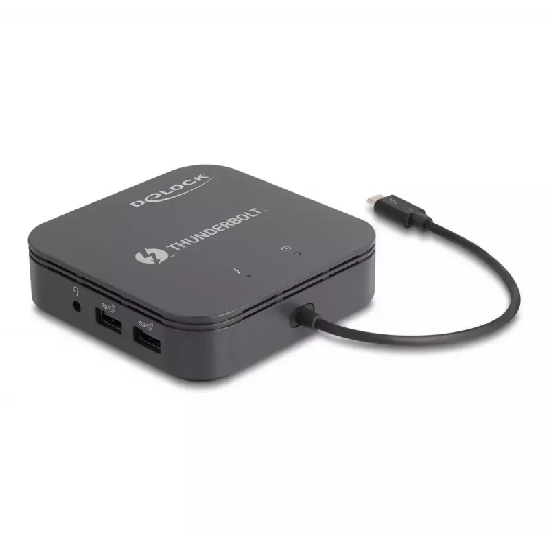 DeLOCK Thunderbolt 3 Mini Dock 8K DisplayPort HDMI USB LAN Audio PD 3.0