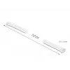 Pintas kabelių movimas DeLOCK 20692 10 m x 3 mm baltas