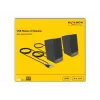 Garsiakalbiai DELOCK 27001, 2.0, USB maitinami