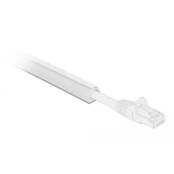 Kabelių kanalas DeLOCK 20719, PVC, 15 mm, baltas