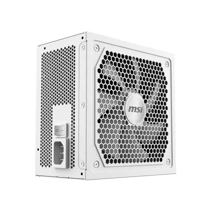 Maitinimo blokas MSI MAG A1000GL PCIE5 WHITE 1000 W ATX 24-pin, 80 PLUS Gold, 135 mm ventiliatorius