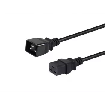 Equip 112130 maitinimo laidas juodas 1,8 m IEC C20 IEC C19