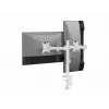 Equip 17 inch-32 inch dvikojis reguliuojamas monitorių laikiklis ant stalo, baltas