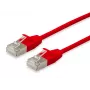 Equip Cat.6A F/FTP Slim Patch Laidas 0,15 m Raudonas 10000 Mbit/s