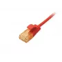 Equip Cat.6A U/UTP Slim Patch kabelis 0,15 m raudonas 10000 Mbit/s