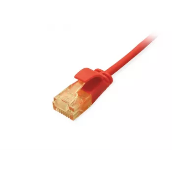 Equip Cat.6A U/UTP plonas jungiamasis laidas 3,0 m raudonas 10000 Mbit/s