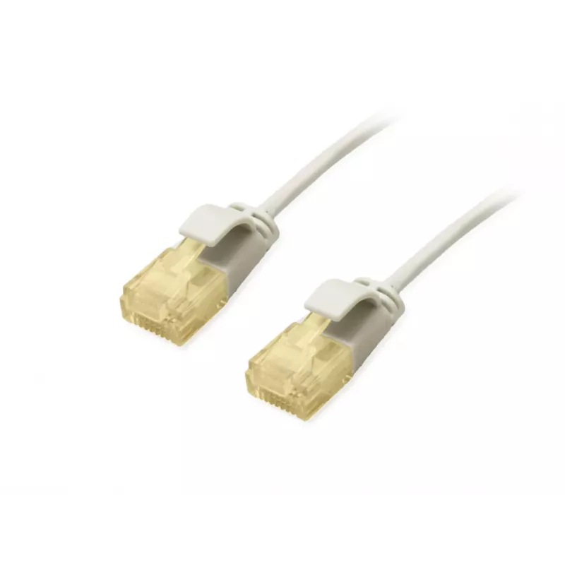 Equip Cat.6A U/UTP plonas jungiamasis kabelis 5,0 m pilkas 10000 Mbit/s