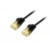 Equip Cat.6A U/UTP Slim Patch Cable 1,5 m juodas