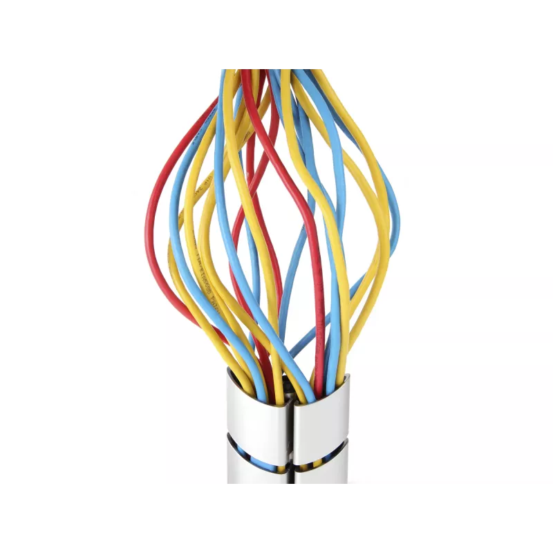 Kabelių kanalas Equip Double-Channel Cable Management Spine sidabrinis