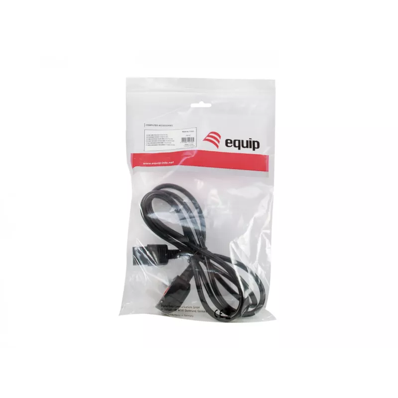 Equip maitinimo laidas, C13 – BS1363, 2 m, juodas, 10 A saugiklis