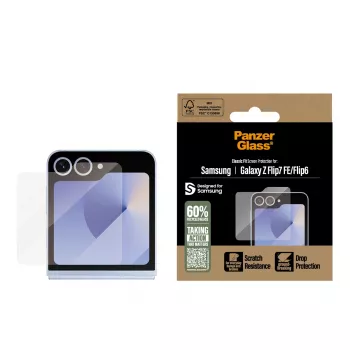PanzerGlass ® Ekrano apsauga Samsung Galaxy Z Flip7 FE | Flip6 | Classic Fit