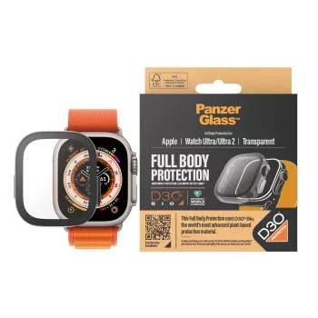 PanzerGlass Full Body Transparent w. D3O® Apple Watch Ultra | Ultra 2 | 49 mm