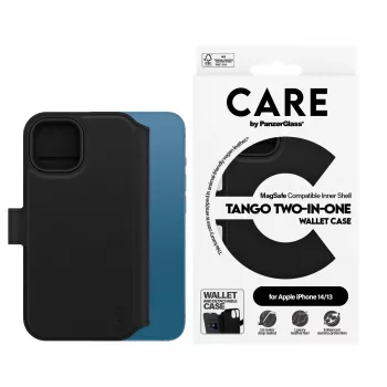 Dėklas PanzerGlass CARE by Feature Case Tango Two-in-One Wallet MagSafe iPhone 14 13