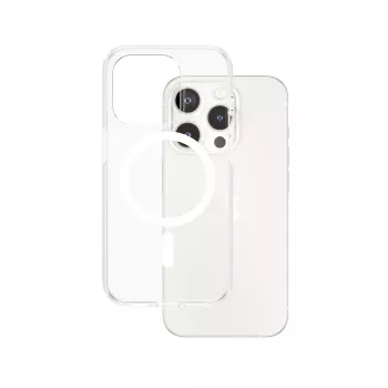 PanzerGlass CARE™ by ® Urban Combat Case skaidrus su balta MagSafe iPhone 15 Pro