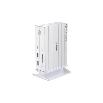 D-Link DUF-E01/E dokas / prievadų replikatorius Laidinis Thunderbolt 4 Baltas