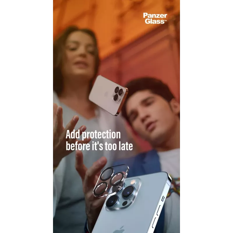 Apsauginis fotoaparato objektyvo stiklas PanzerGlass Apple iPhone 13 Pro / 13 Pro Max atsparus įbrėžimams ir smūgiams