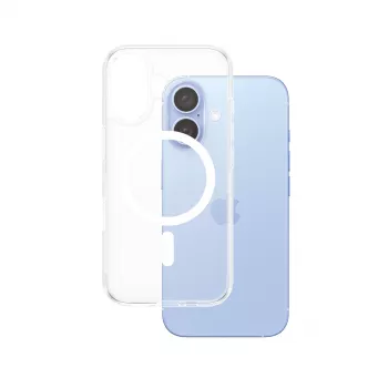 PanzerGlass HardCase permatomas su baltu MagSafe iPhone '24 6,1 colio