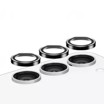 PanzerGlass Hoops Camera Lens Protector Samsung Galaxy S23 FE Juodas Atsparus Įbrėžimams ir Smūgiams