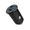 Automobilinis USB įkroviklis TRUST Maxo Universal Black Fast Charging 38W PD 12-24V