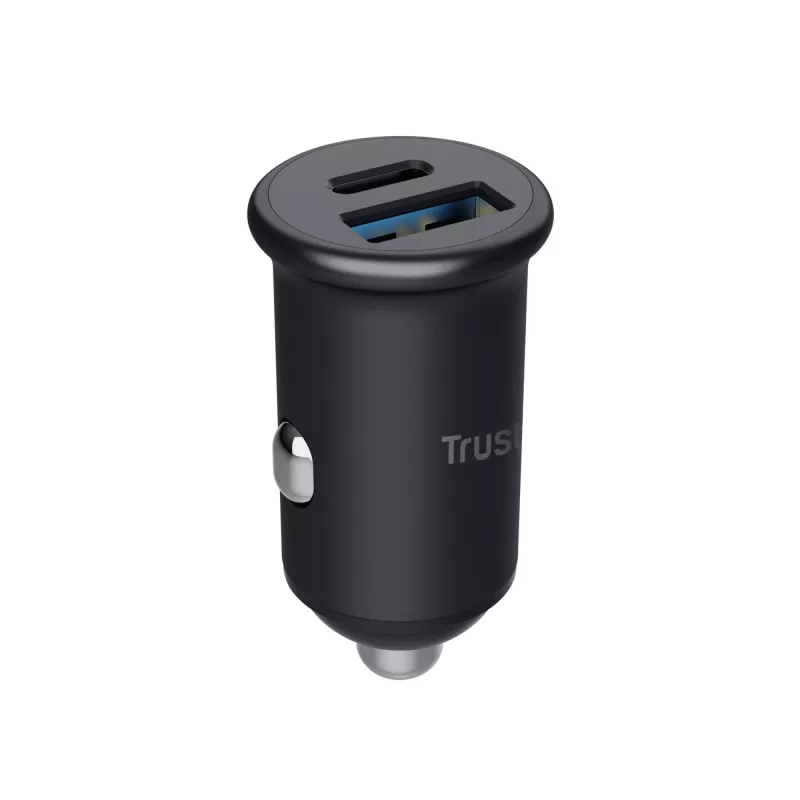 Automobilinis USB įkroviklis TRUST Maxo Universal Black Fast Charging 38W PD 12-24V