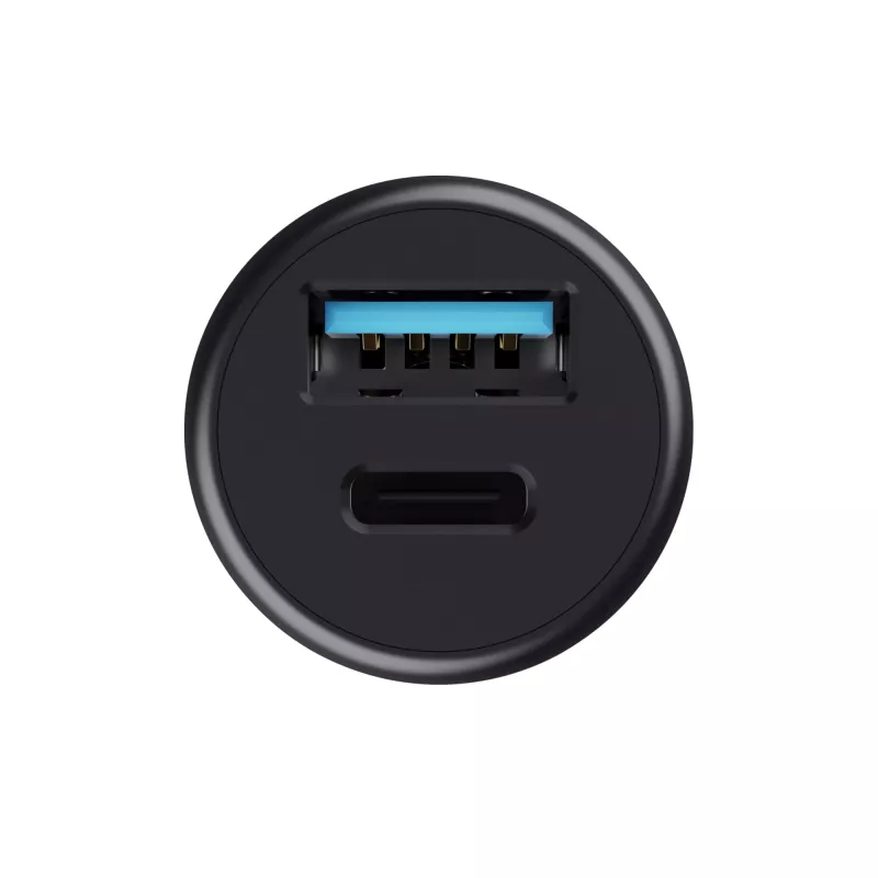 Automobilinis USB įkroviklis TRUST Maxo Universal Black Fast Charging 38W PD 12-24V