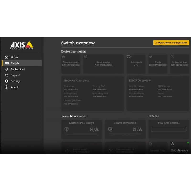 Vaizdo kodavimo / dekodavimo įrenginys AXIS S9302 MkII Juodas – 1 vaizdo įvestis, 36 kanalų atkūrimas, 16 GB vidinė atmintis, 100–240 V AC
