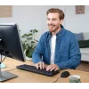 Trust TKM-250 klaviatūra ir pelė rinkinys, USB, QWERTZ vokiškas išdėstymas, juoda