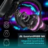JBL Quantum ONE JUODAS, laidinės, žaidimų, 20 - 20000 Hz, 526 g, ausinės, Juoda