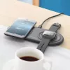 RealPower ChargeAIR Duo belaidis įkroviklis išmaniesiems telefonams ir laikrodžiams, juodas, USB, vidaus naudojimui