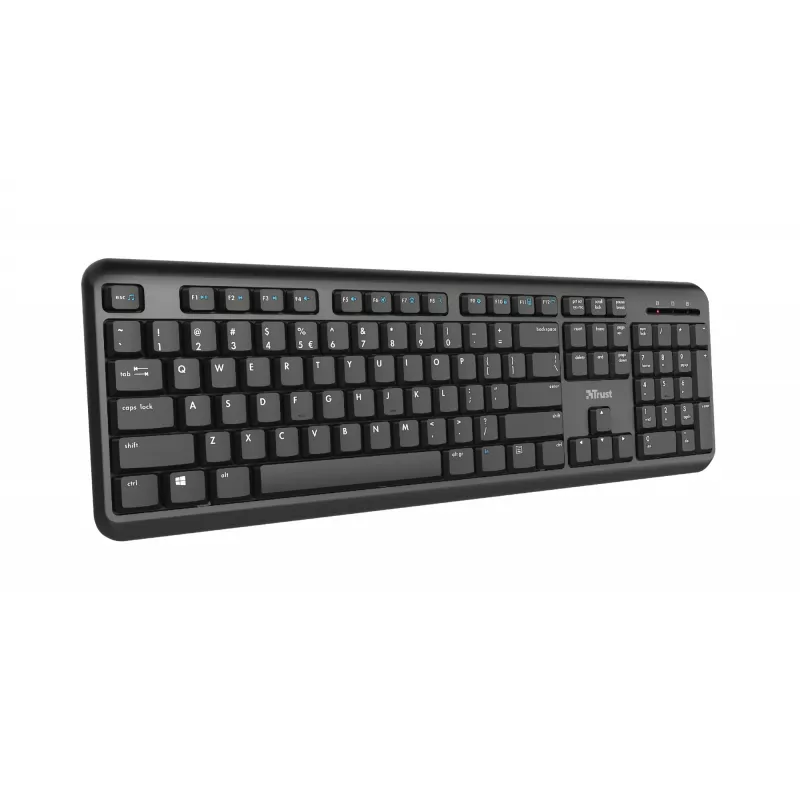Trust Ody Office belaidė klaviatūra RF QWERTZ vokiška juoda