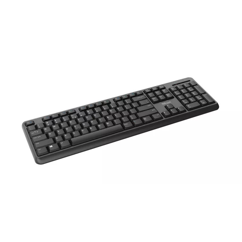 Trust Ody Office belaidė klaviatūra RF QWERTZ vokiška juoda
