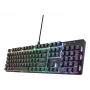 Žaidimų klaviatūra Trust GXT 871 Zora mechaninė USB RGB juoda