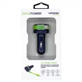 Automobilinis kroviklis RealPower 257636 Universal Black Green