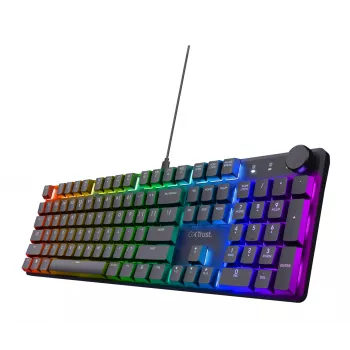 Žaidimų klaviatūra Trust GXT 866 Torix mechaninė USB QWERTZ juoda