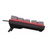 Trust GXT 867 Acira žaidimų klaviatūra USB QWERTZ juoda pilka 60% mechaninė RGB