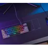Trust GXT 867 Acira žaidimų klaviatūra USB QWERTZ juoda pilka 60% mechaninė RGB