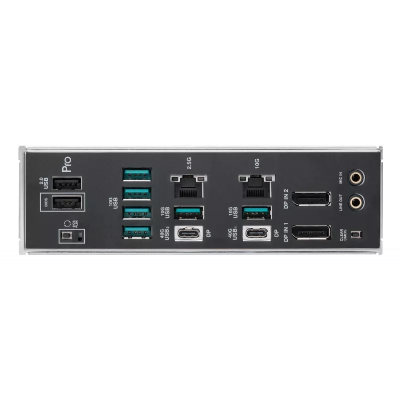 Motininė plokštė ASUS PRO WS W890-SAGE — Intel W890, LGA 4710-2, CEB, 8× DIMM, DDR5, keturių kanalų, 2,5G ir 10G Ethernet