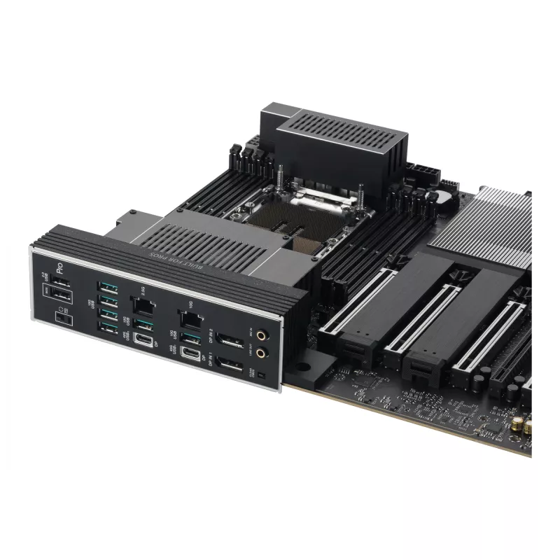 Motininė plokštė ASUS PRO WS W890-SAGE — Intel W890, LGA 4710-2, CEB, 8× DIMM, DDR5, keturių kanalų, 2,5G ir 10G Ethernet
