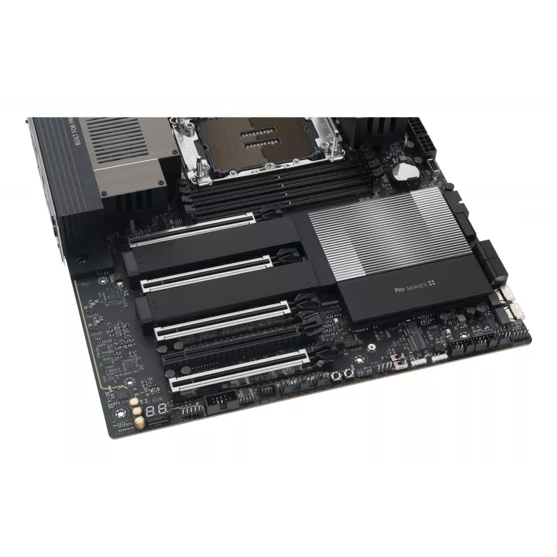 Motininė plokštė ASUS PRO WS W890-SAGE — Intel W890, LGA 4710-2, CEB, 8× DIMM, DDR5, keturių kanalų, 2,5G ir 10G Ethernet
