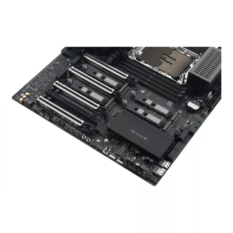 Motininė plokštė ASUS PRO WS W890-SAGE — Intel W890, LGA 4710-2, CEB, 8× DIMM, DDR5, keturių kanalų, 2,5G ir 10G Ethernet