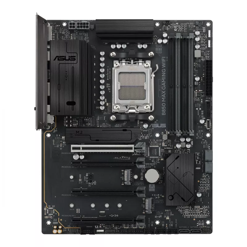Motininė plokštė ASUS B850 MAX GAMING WIFI lizdas AM5 ATX, AMD B850, DDR5, 4 DIMM, 256 GB, Wi‑Fi 6E, 2.5Gb Ethernet