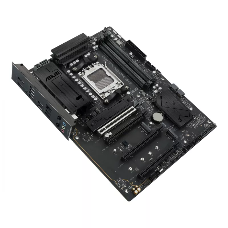Motininė plokštė ASUS B850 MAX GAMING WIFI lizdas AM5 ATX, AMD B850, DDR5, 4 DIMM, 256 GB, Wi‑Fi 6E, 2.5Gb Ethernet