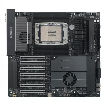 Motininė plokštė ASUS Pro WS W890E-SAGE SE – Intel W890, LGA 4710-2, EEB, 8x DIMM DDR5, aštuonių kanalų atmintis, 10GbE