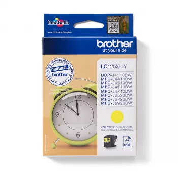 Brother LC-125XLY originali geltona kasetė 1 vnt.
