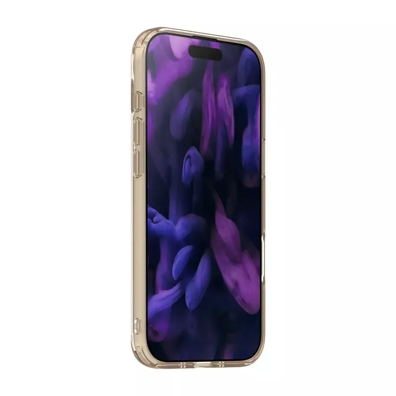LAUT CRYSTAL FLURO iPhone 17 Air dėklas, suderinamas su MagSafe, šviesaus aukso spalvos