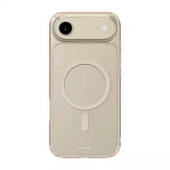 LAUT CRYSTAL FLURO iPhone 17 Air dėklas, suderinamas su MagSafe, šviesaus aukso spalvos